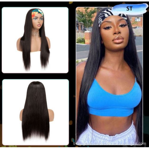 Bodywave headband wig synthetic headband wig fiber box hair headband wig